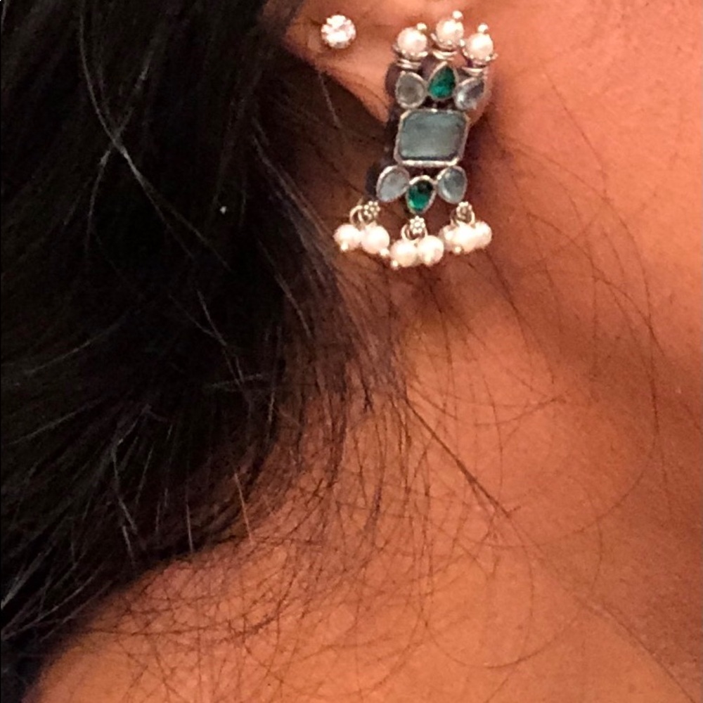 German Silver Oxidized Silver Set - image 4